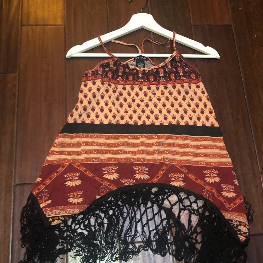 Boho loose tank top